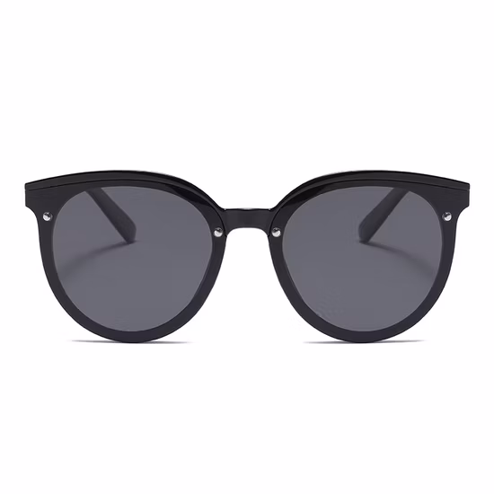 Ready Goods Cat Eye Form Niete Dekorative Tr90 Rahmen Metallkette Temple Lady Sonnenbrille