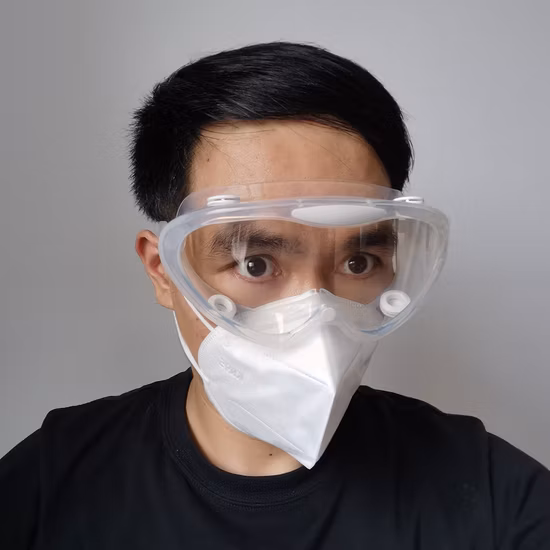 Anti-Speichel-Antibeschlag-Schutzbrille