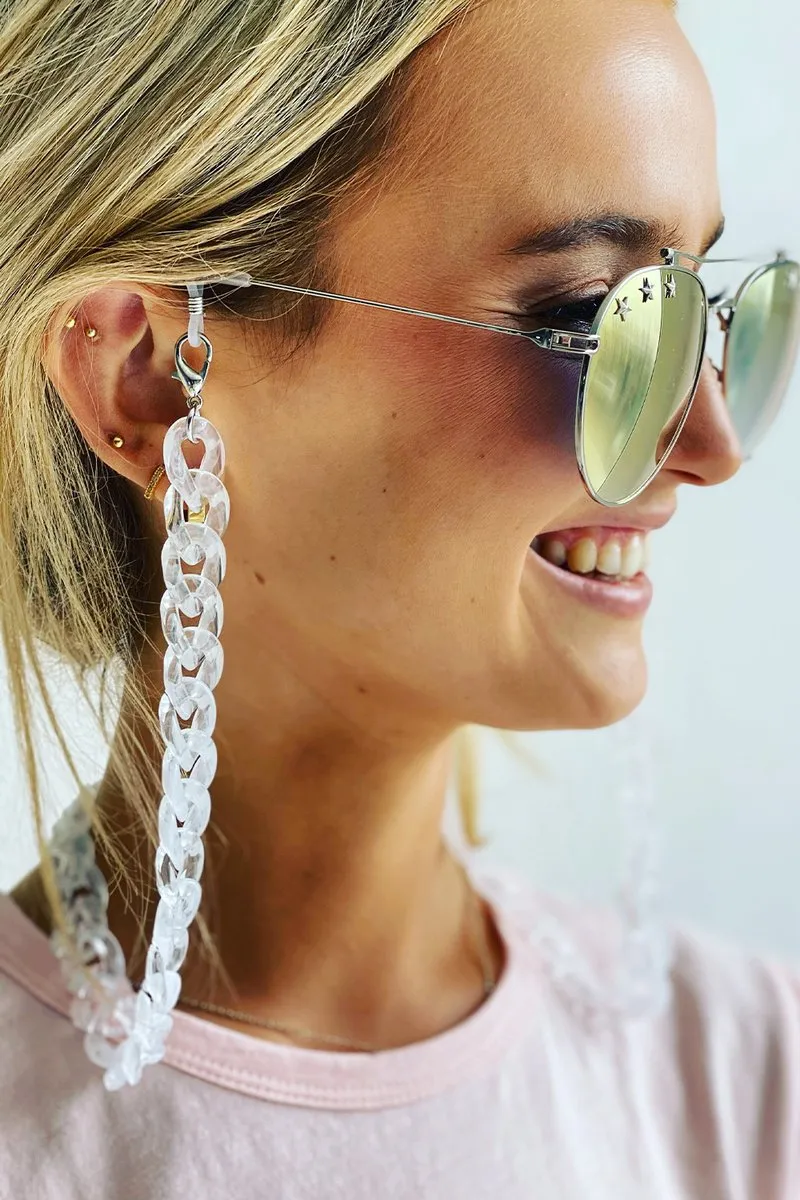 Perlen-Brillenketten, bunte Perlen-Sonnenbrillenkette, Lesebrillenhalter, Riemen, Kordel, Lanyard, Brillenzubehör