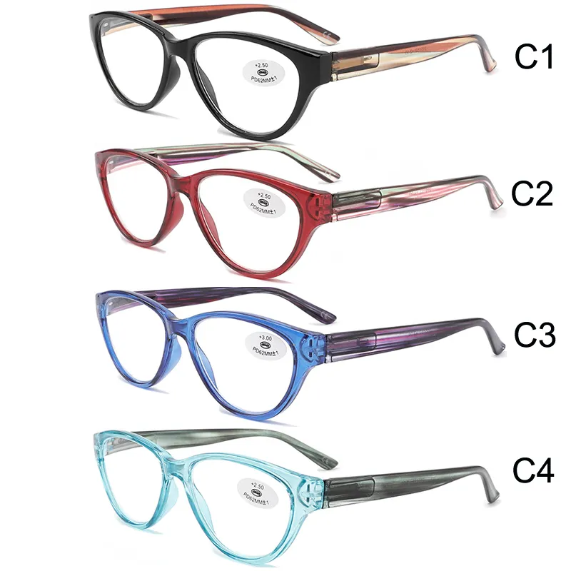 Computerblockierende Anti-Blaulicht-UV-Filter-Mode-Kunststoff-Lesebrille für Männer und Frauen